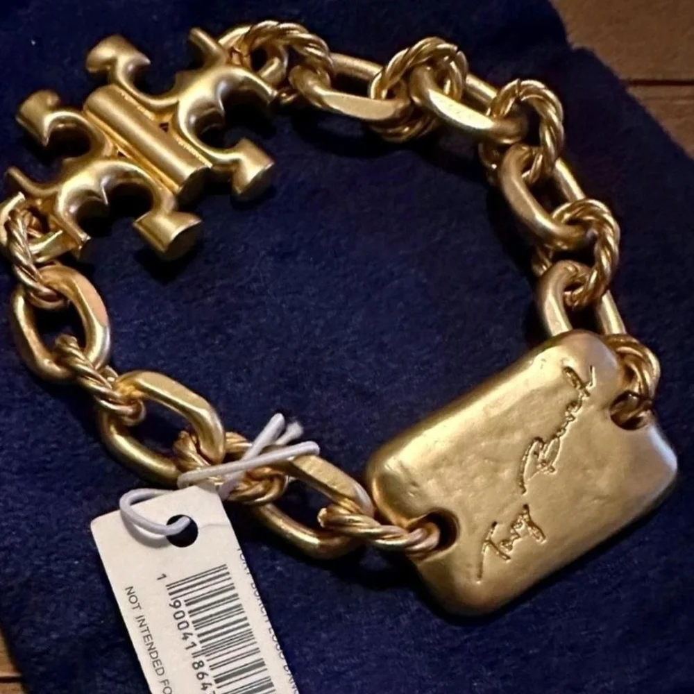 Tory Burch Gold Chain Bracelet